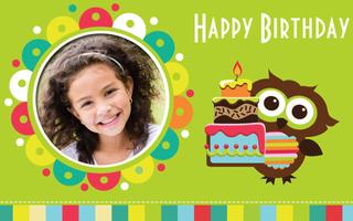 Birthday Photo Frames پوسٹر