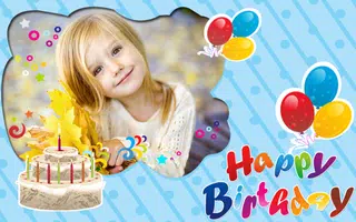 Birthday Photo Frames Ekran Görüntüsü 1