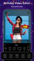 Birthday Video Maker with Song and Name capture d'écran 2