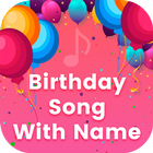 Birthday song with name icône