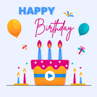 Birthday Status & Video Maker Zeichen