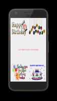 Poster Gif Birthday Stickers