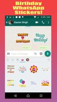 Birthday Stickers ポスター