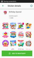 Birthday Stickers For Whatsapp - WAStickerApps 截图 3