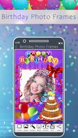 Birthday Photo Frames captura de pantalla 1