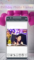 Birthday Photo Frames captura de pantalla 3