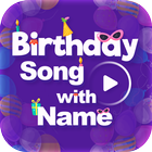 Birthday Song with Name – Birthday Song Maker icône