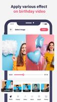 Birthday Video Status Maker скриншот 2