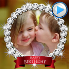 Birthday video maker icône