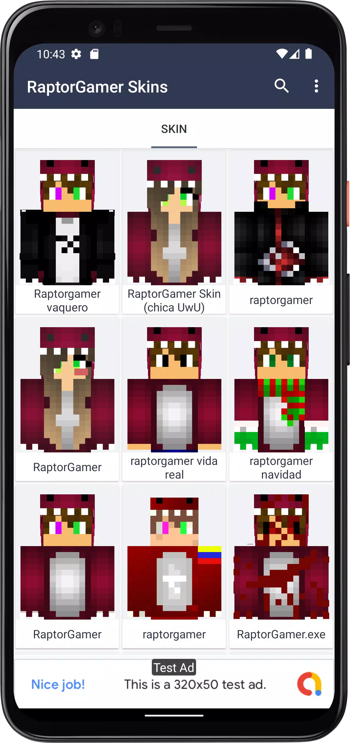 Skin de RaptorGamer Juegos APK for Android Download Skin de RaptorGamer Juegos APK for Android Download