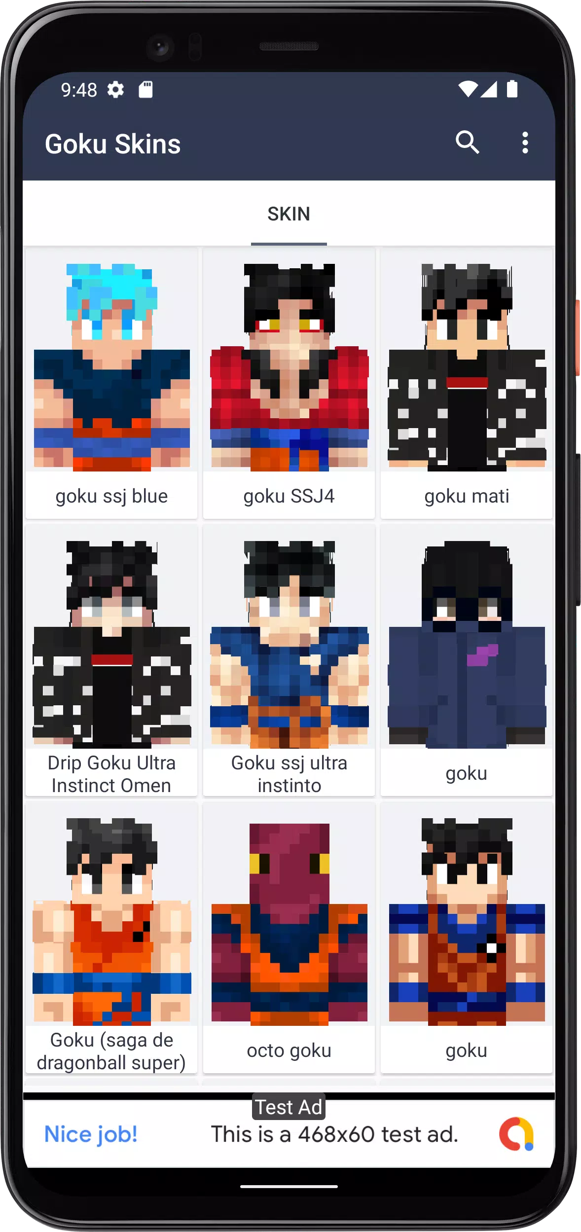 Drip goku Minecraft Skin