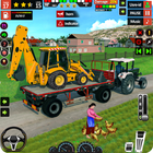 Indian Tractor Driving Sim 3D-icoon