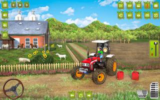 Indian Tractor Driving Sim 3D poster