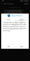 Bagan - Myanmar Keyboard スクリーンショット 1