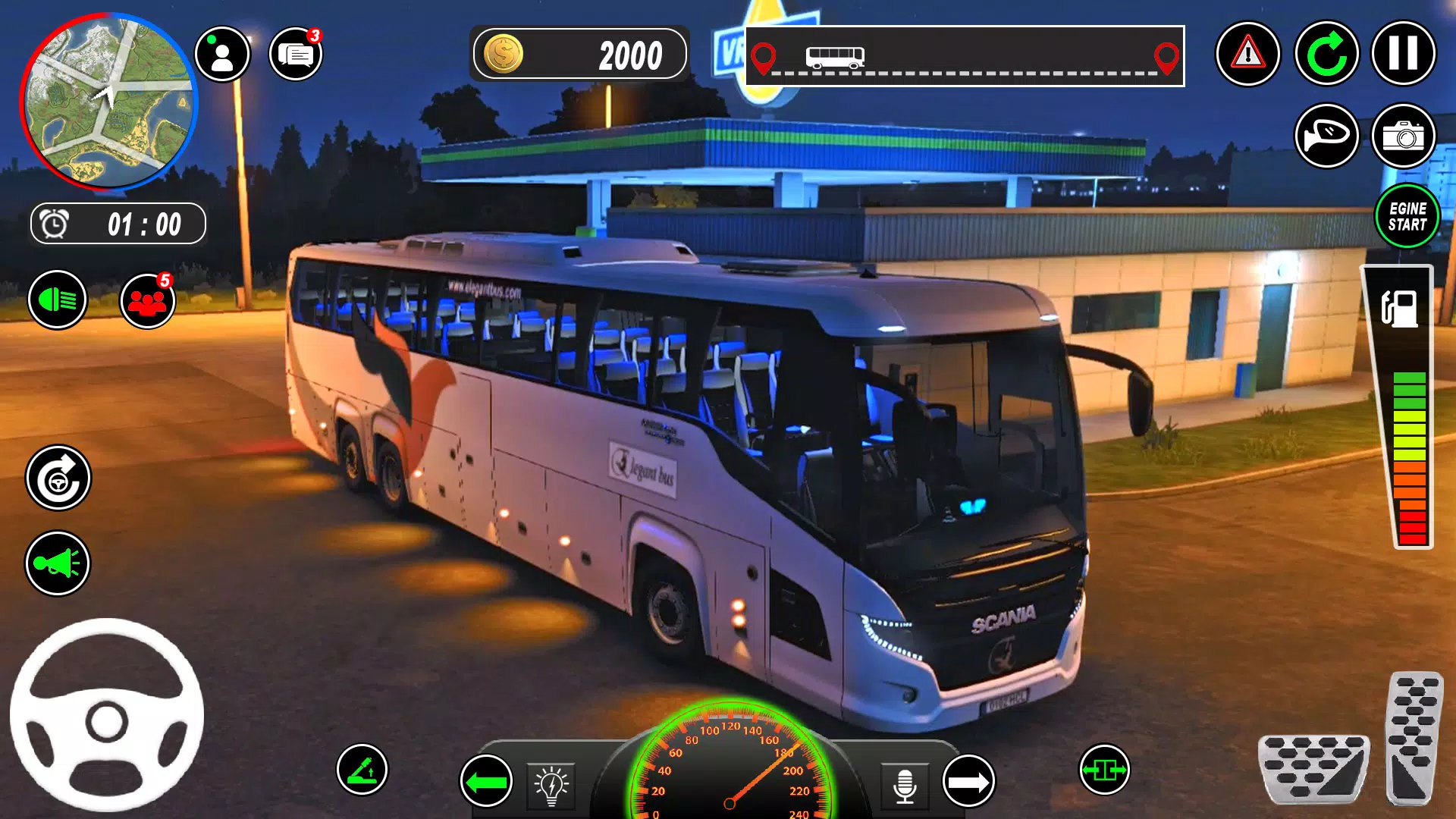 CITY BUS GAME 🚍👮‍♂️ Bus Simulator : Ultimate Multiplayer! Bus Games 3D -  New Game 