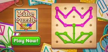 Line Puzzle: Color String Art