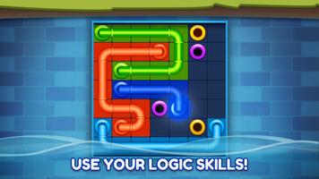 Line Puzzle: Pipe Art Cartaz