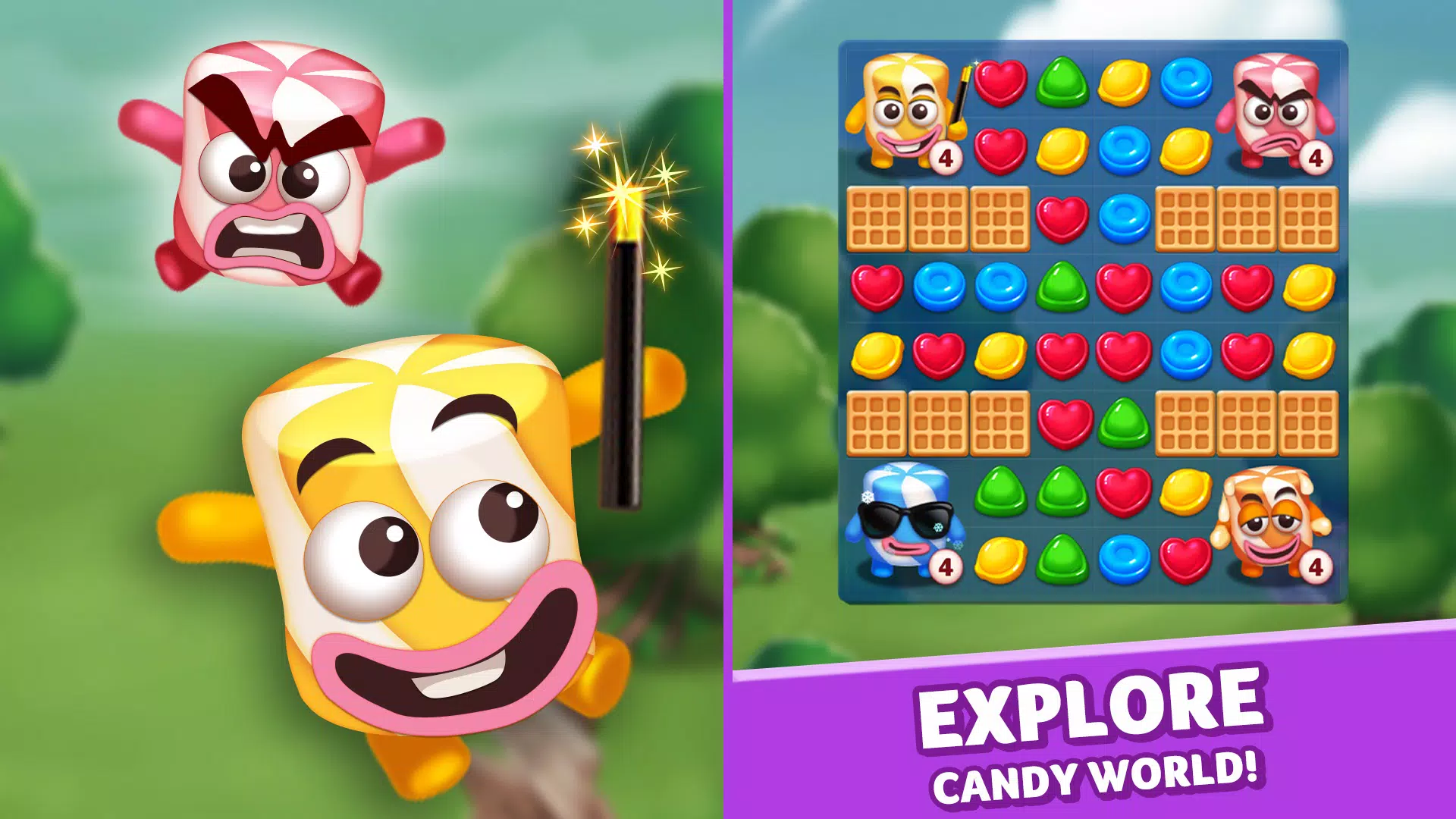 Download Unleash the Sweetness: Candy Crush Saga MOD APK Wallpaper