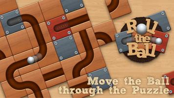 Roll the Ball® - slide puzzle plakat