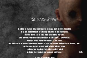 Slender Man by Bitmogade الملصق