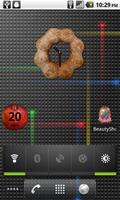 Donut Clock Widget Lite ảnh chụp màn hình 1