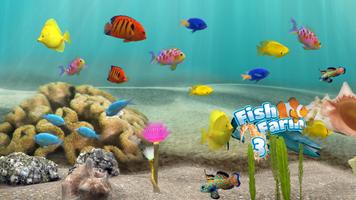 Fish Farm 3: 3D Aquarium Live Wallpaper Cartaz