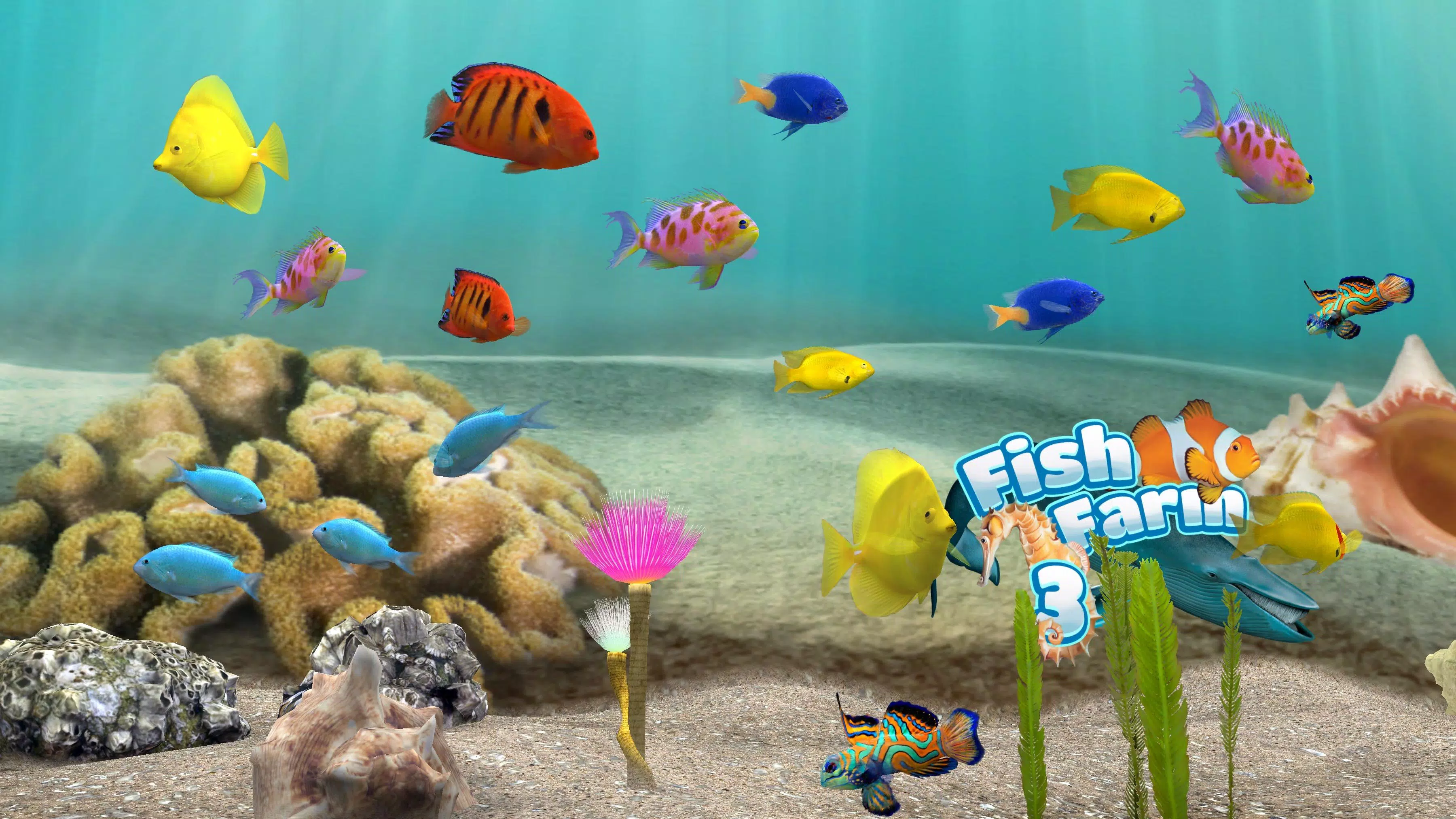 Android 用の Fish Farm 3 3d Aquarium Live Wallpaper Apk をダウンロード