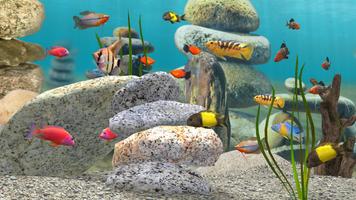 Fish Farm 3: 3D Aquarium Live Wallpaper imagem de tela 2