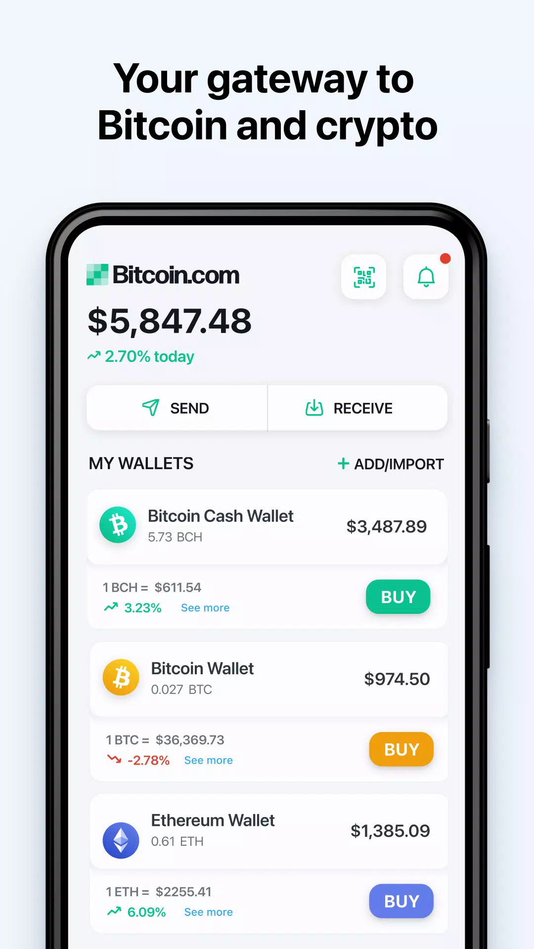 Bitcoin & Crypto DeFi Wallet APK for Android Download