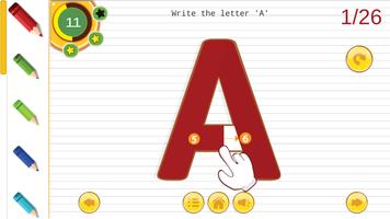 Kindergarten: ABC Alphabets Tracing ✍️🔤📖👶Free🆕 Poster