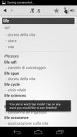 Free Dict Italian English imagem de tela 3