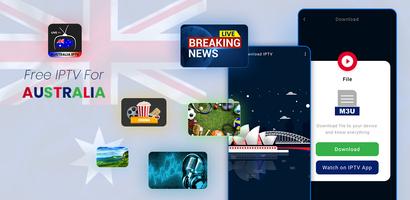 Australia  Live TV Channels Plakat