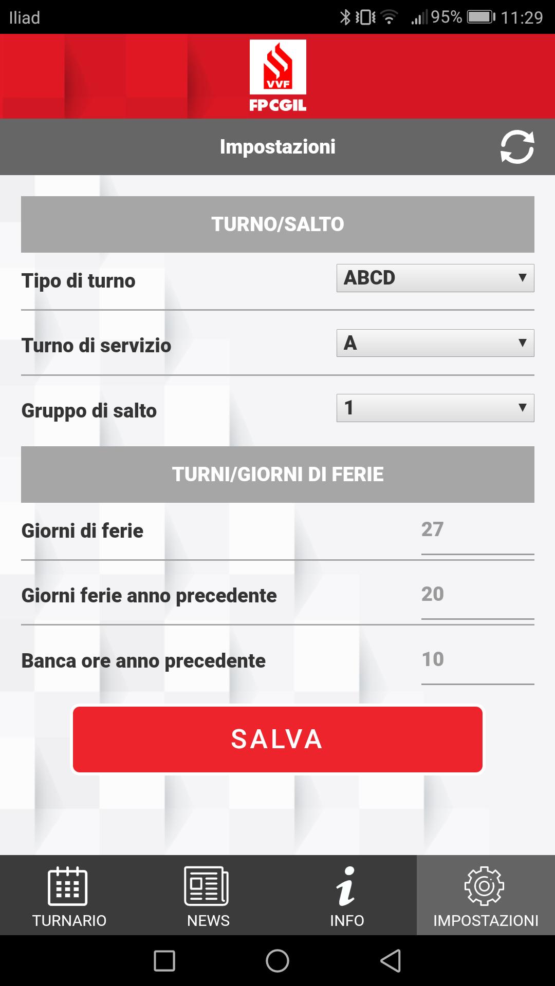 scaricare turnario vigili del fuoco