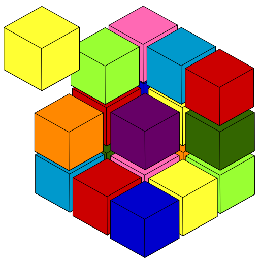 CubiColor: puzzle Sudoku en 3D