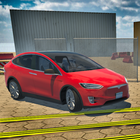 Electric Car Driving Game Sim Zeichen