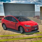 Electric Car Driving Game Sim icône