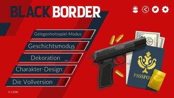 Black Border Polizei Simulator Plakat