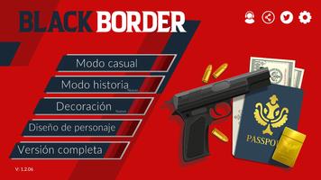Black Border Policía Simulator Poster