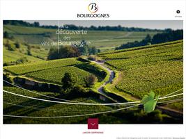 Les vins de Bourgogne Plakat