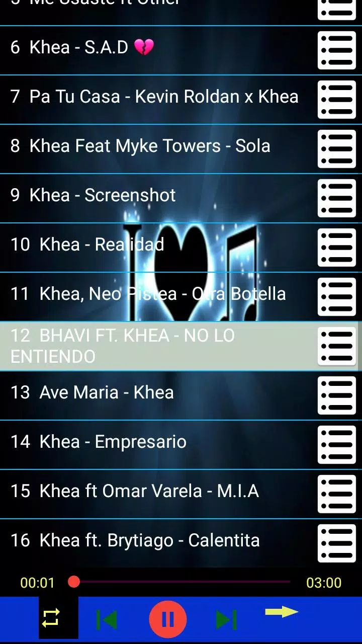 Descarga de APK de Khea songs offline para Android