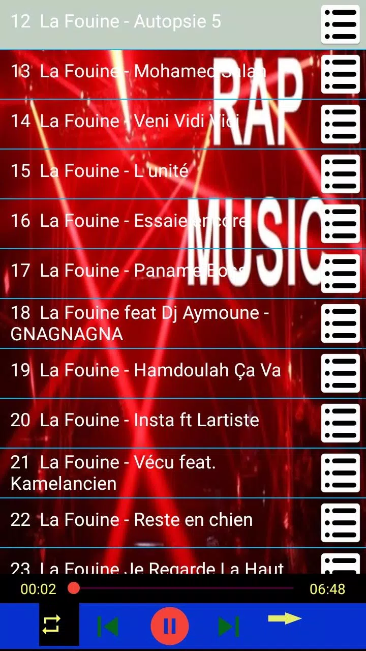 Les chansons de La Fouine sans internet. APK pour Android Télécharger