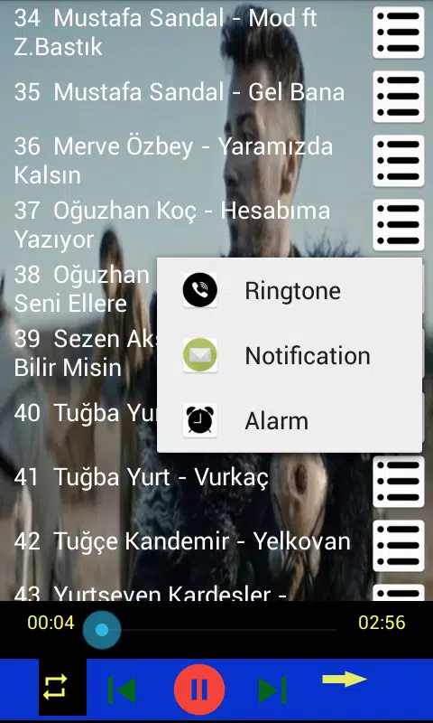 ดาวน์โหลด Türkçe POP Şarkılar 2020 60 şarkı internetsiz APK สำหรับ Android