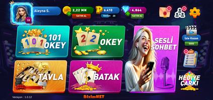 101 Okey Oyna - Sesli Muhabbet Ekran Görüntüsü 1