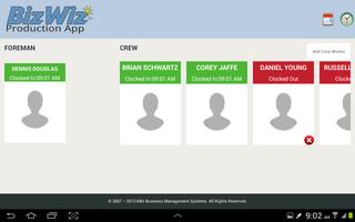 BizWiz Production App capture d'écran 1