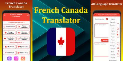 French Canada Translator Affiche