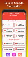 French Canada Translator capture d'écran 1