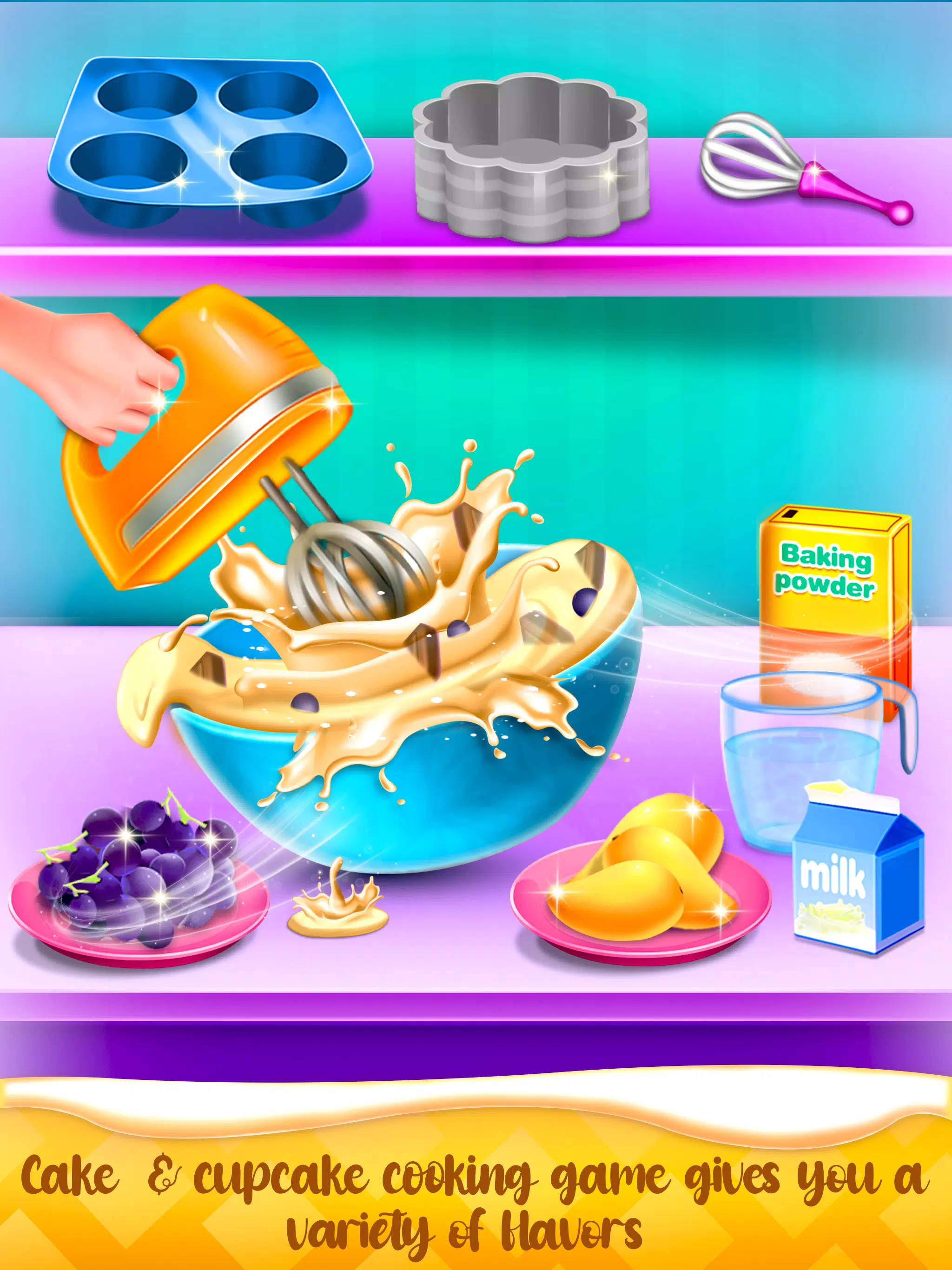 برنامه Cake Maker Cooking Cake Games - دانلود