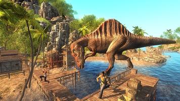 Dino Hunter - Jurassic Survival 2018 اسکرین شاٹ 1