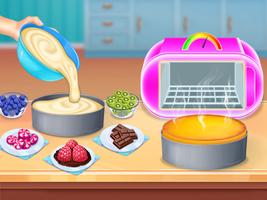 2 Schermata Cake Bakery Kids Cooking Games