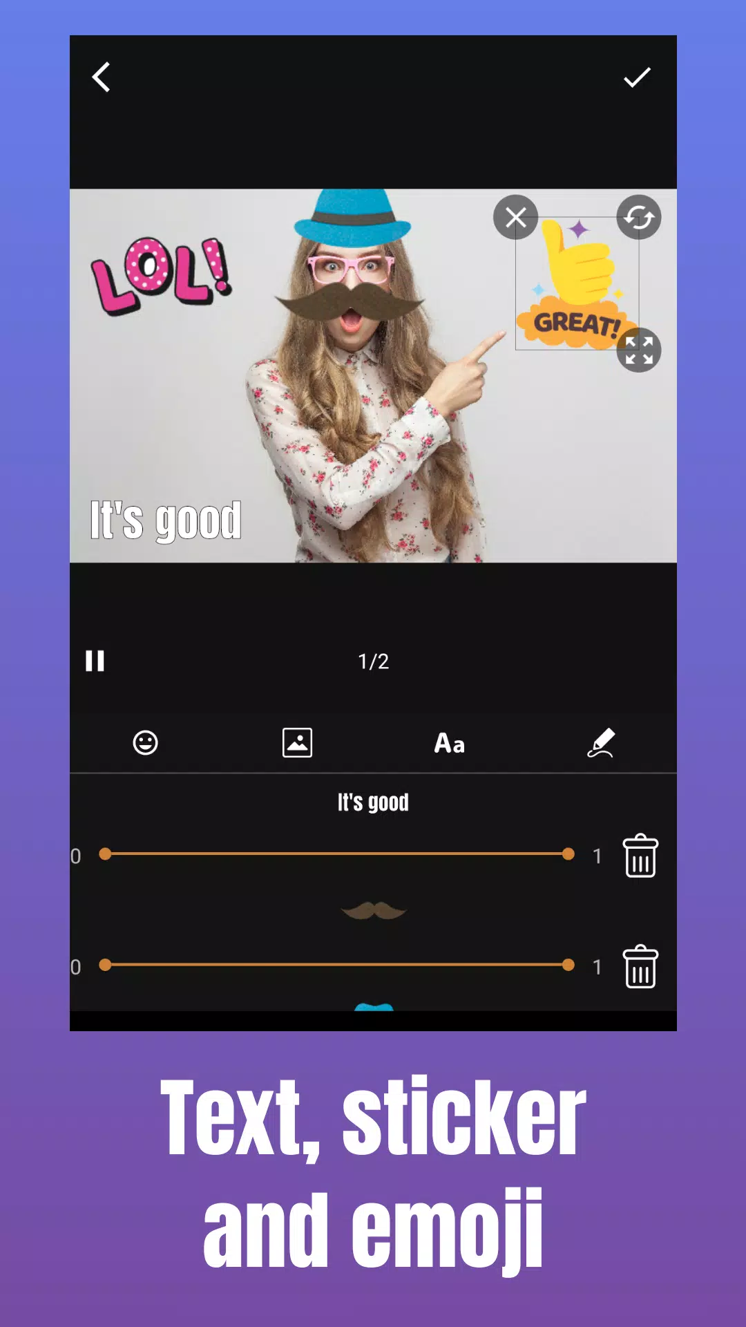 GIF maker, video to GIF, GIF editor APK pour Android Télécharger